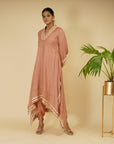 Peachish Pink Kaftaan Kurta Set - kaftan dress
