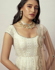 Porcelain Anarkali Gown - anarkali dress