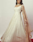 Porcelain Anarkali Gown - anarkali dress