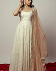 Porcelain Anarkali Gown - anarkali dress
