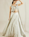 Powder Blue Lehenga - designer lehenga