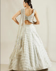 Powder Blue Lehenga - designer lehenga