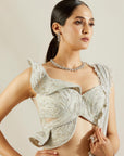 Powder Blue Lehenga - designer lehenga