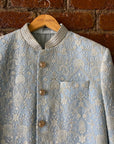 Powder Blue Sherwani Set - sherwani