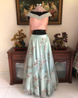 Pure Raw Silk And Tulle And Bridal Satin - bridal dress