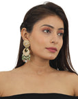 Purple Moti Line Choker Set - choker set