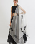 Reet Lehenga Set - black lehenga
