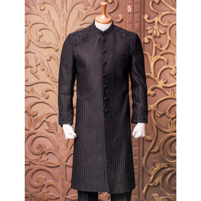 Resham Kora Work Groom Sherwani - sherwani for groom