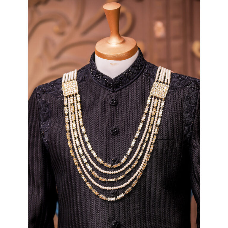 Resham Kora Work Groom Sherwani - sherwani for groom