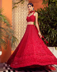 RIO Lehenga - red lehenga