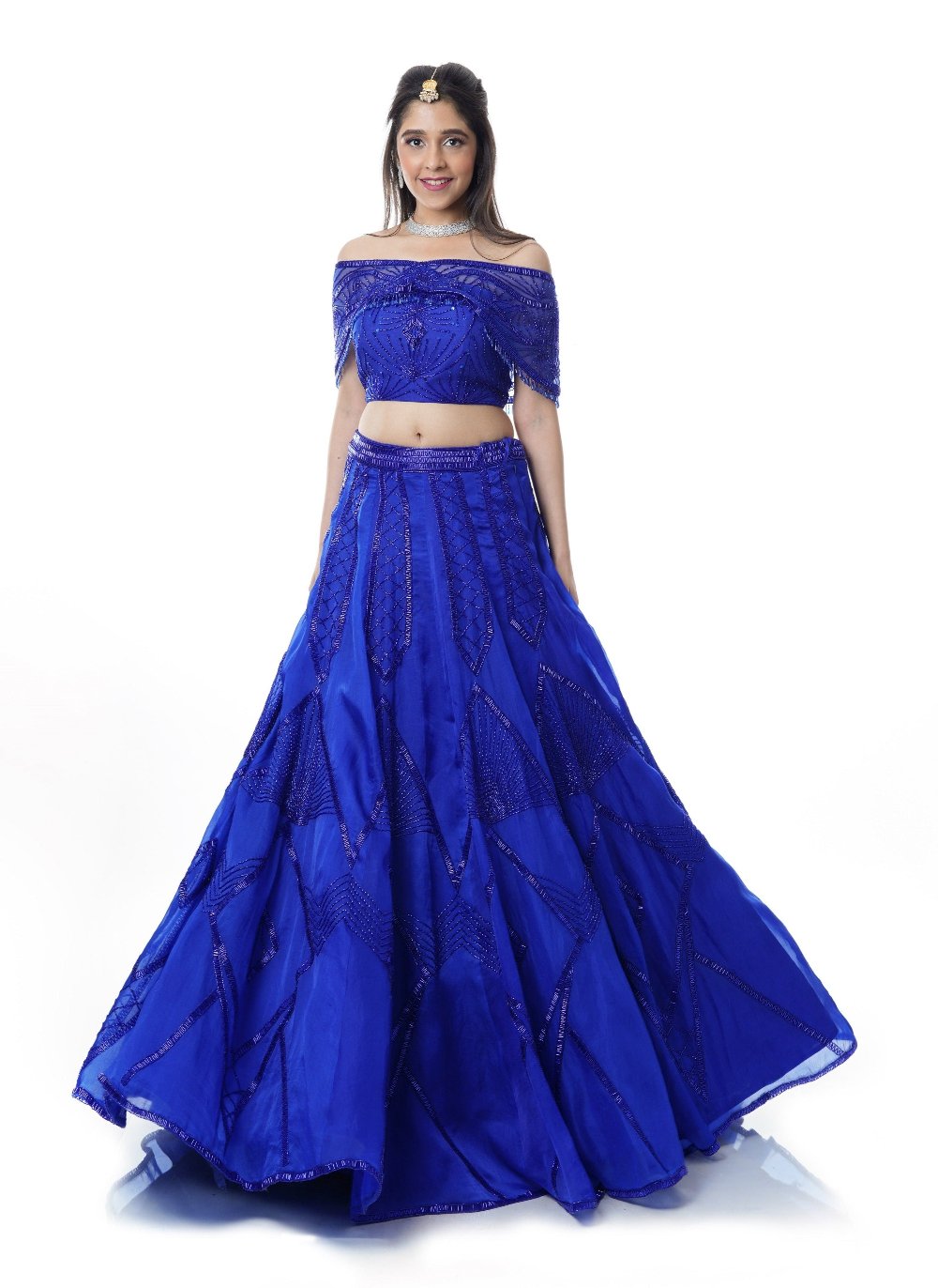 Royal Blue Lehenga - blue lehenga