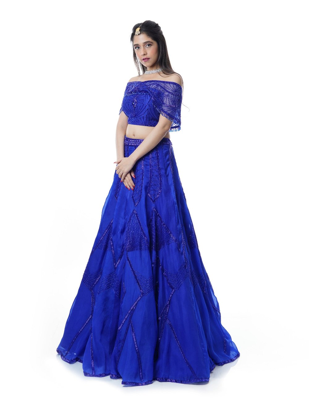 Royal Blue Lehenga - blue lehenga