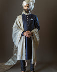 Royal Blue Sherwani - royal sherwani for groom