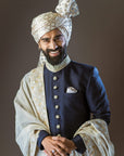 Royal Blue Sherwani - royal sherwani for groom