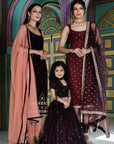 Ruby Wine Velvet Suit Set - suit for women