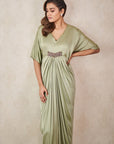 Sage Green Kaftan - kaftan dress