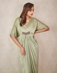 Sage Green Kaftan - kaftan dress