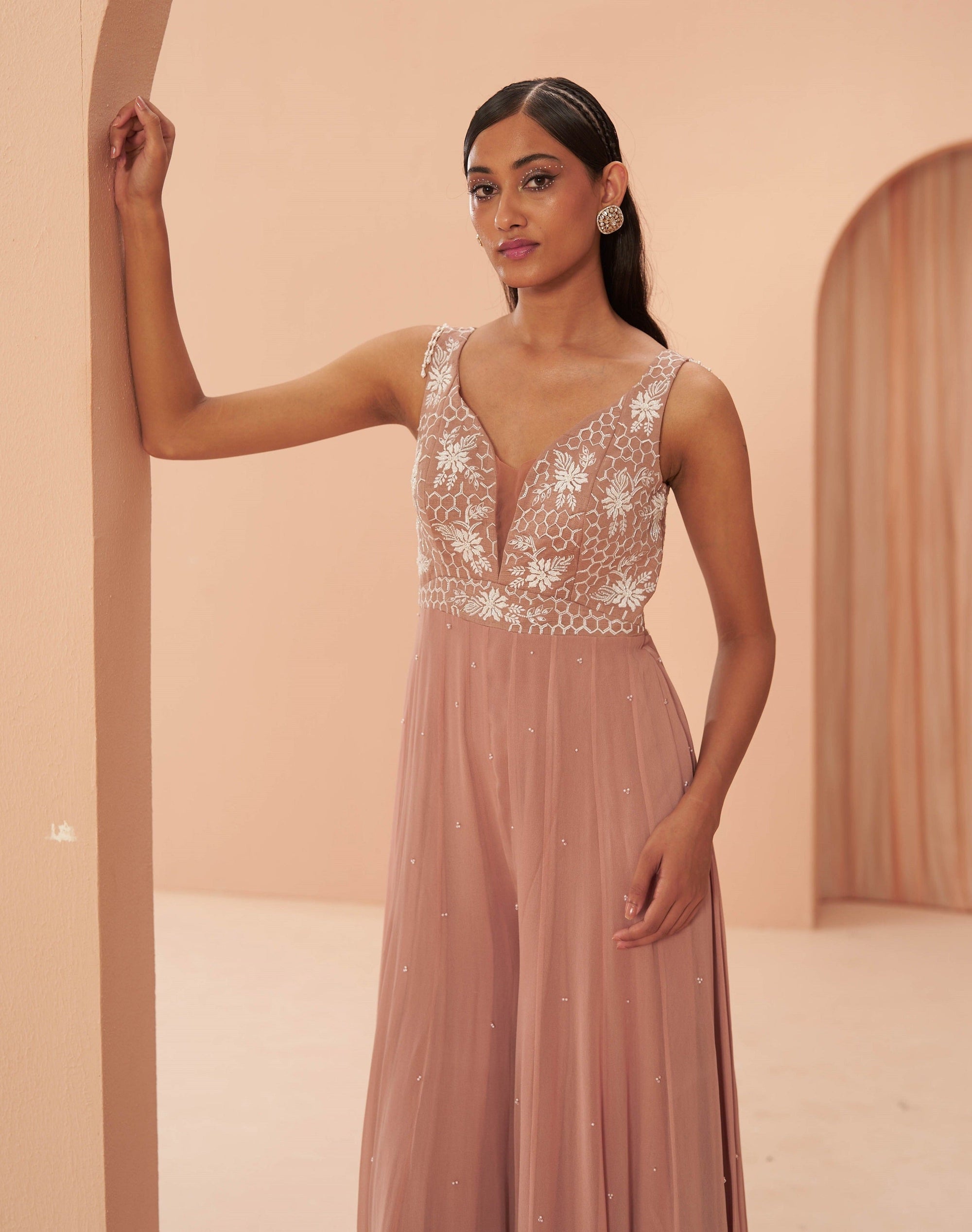 Salmon Jumpsuit - jumpsuit