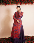 Scarlet Red Kurta Lehenga Set - lehenga set