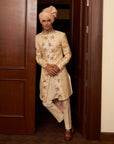 Soft Petal Sherwani Set - sherwani