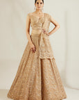 Tuscany Gold Mandala Lehenga - golden lehenga USA