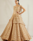 Tuscany Gold Mandala Lehenga - golden lehenga USA