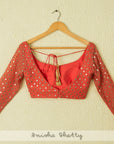 Sunset Orange Abla Lehenga Set - orange lehenga