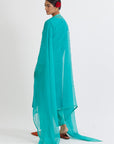 Teal Chanderi Kurta Set - kurta for women