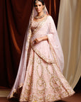 The Kiana Pink Bridal Lehenga Set - bridal lehenga