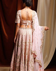 The Kiana Pink Bridal Lehenga Set - bridal lehenga
