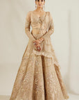 Tuscany Gold Tree Pearl Embroidered Lehenga - embroidered lehenga