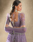 Viola Lilac Lehenga Set - purple lehenga