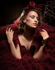 Windsor Maroon Gown - brown gown USA