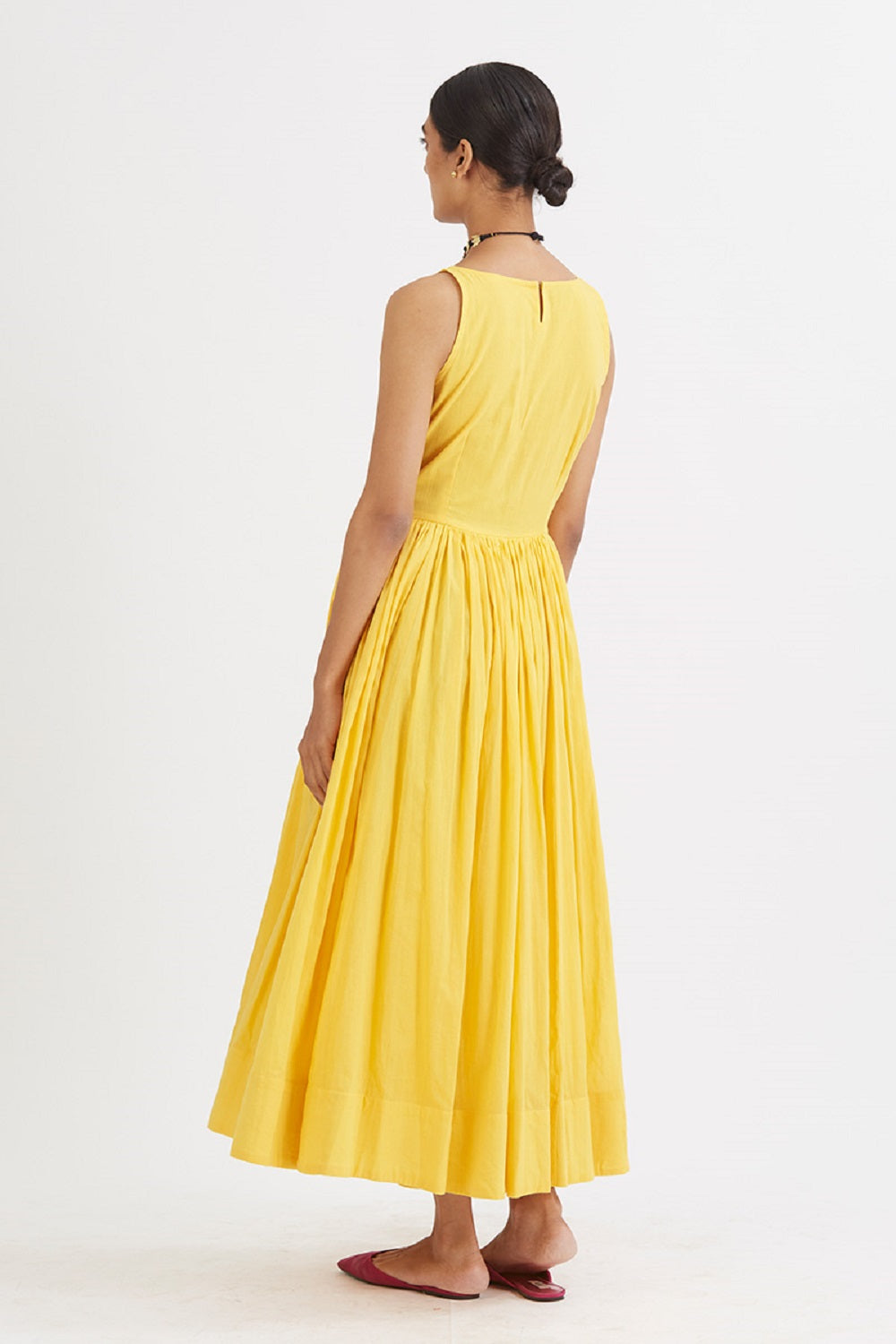 Yellow Gul Anarkali Set - anarkali set