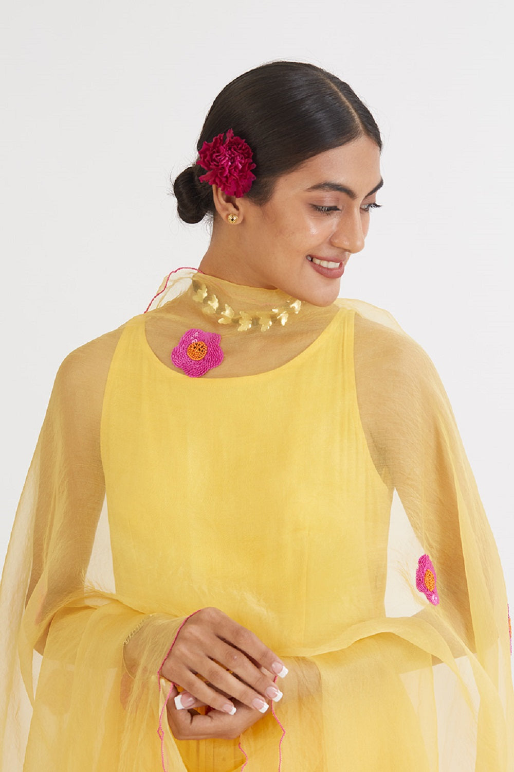 Yellow Gul Anarkali Set - anarkali set