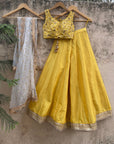 Yellow KNV Palazzo Set - indian attire for women