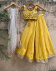 Yellow KNV Palazzo Set - indian attire for women