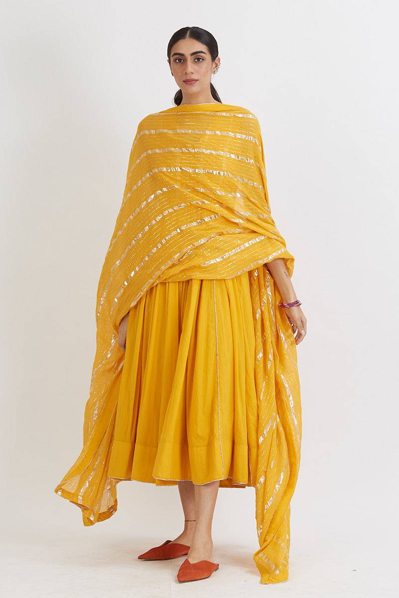 Yellow Rupali Set - yellow indian dress Australia