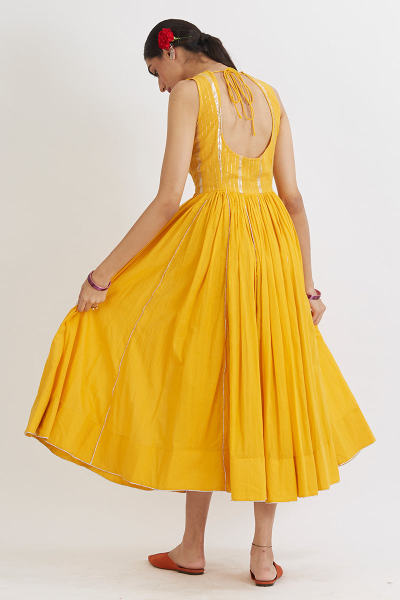 Yellow Rupali Set - yellow indian dress Australia