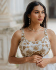 Zeenat Silk Dress - white dress