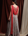Leila Red Lehenga Set - lehenga choli USA