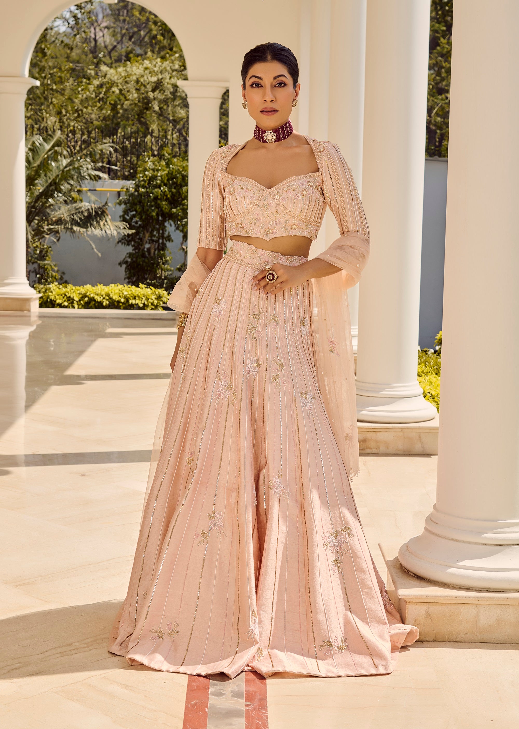 Misty Haze Lehenga Set