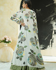 Sage Green Lehenga Set with Hand Painted Jacket