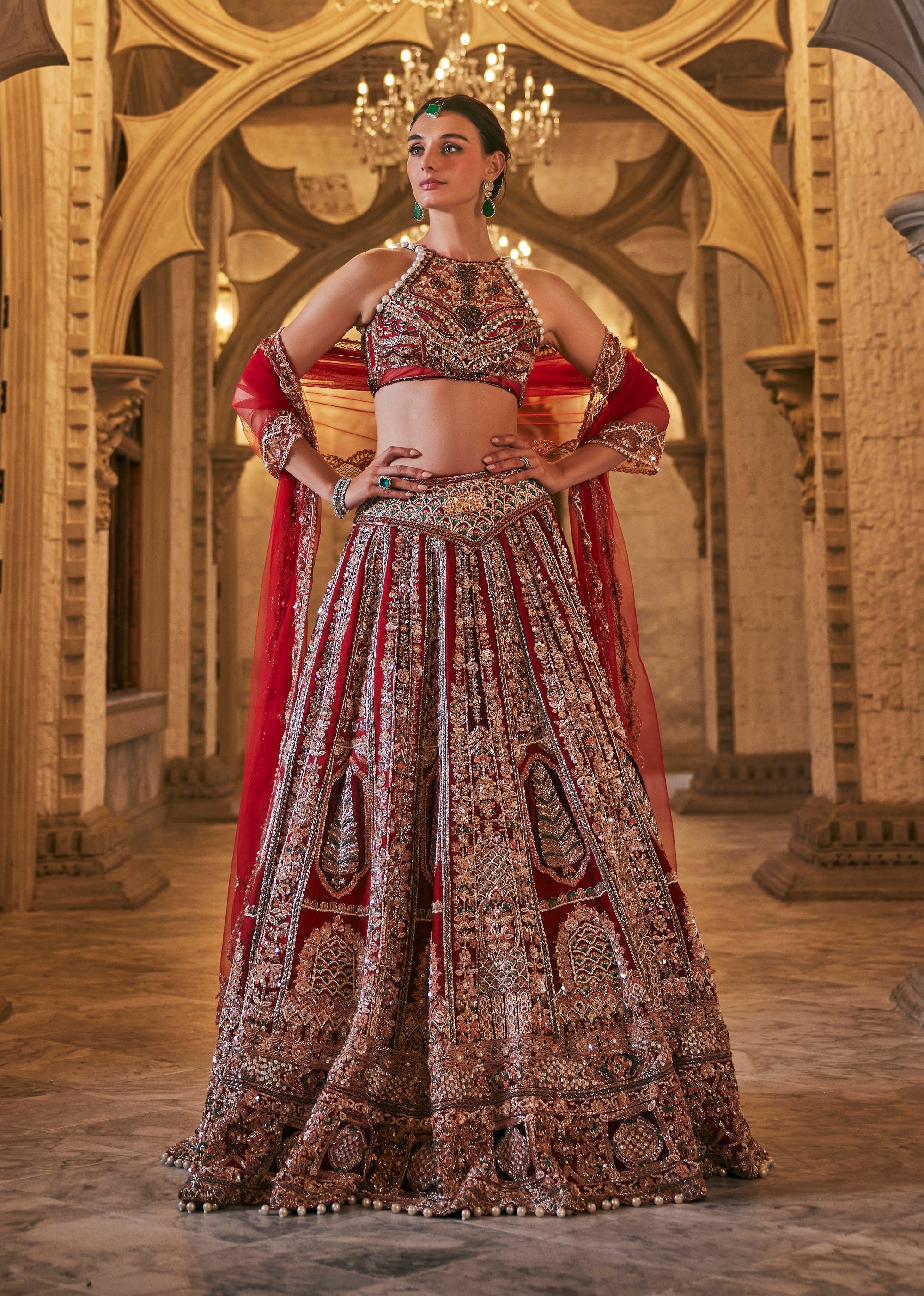 Siam-e-Shaahi Lehenga Set