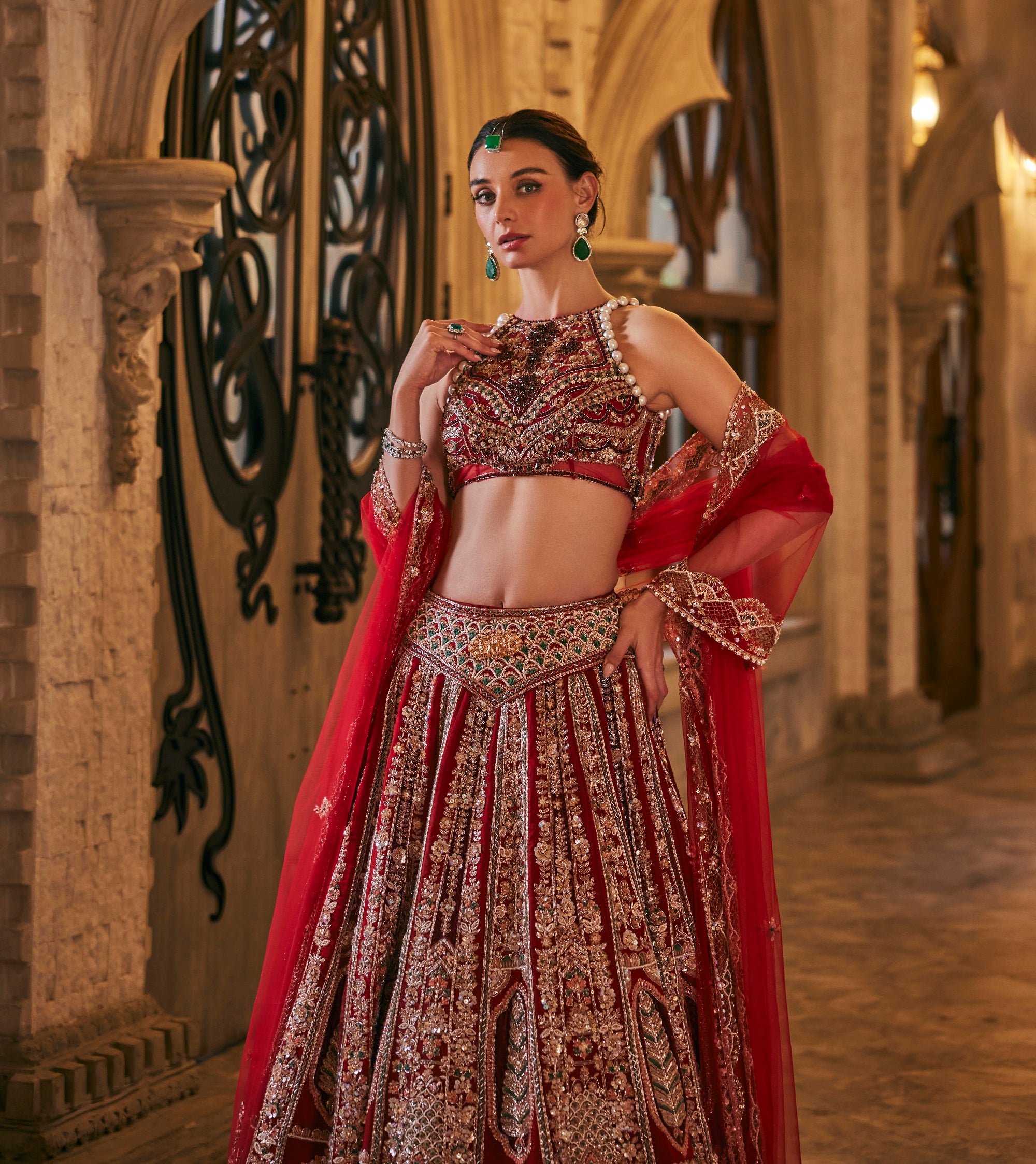 Siam-e-Shaahi Lehenga Set