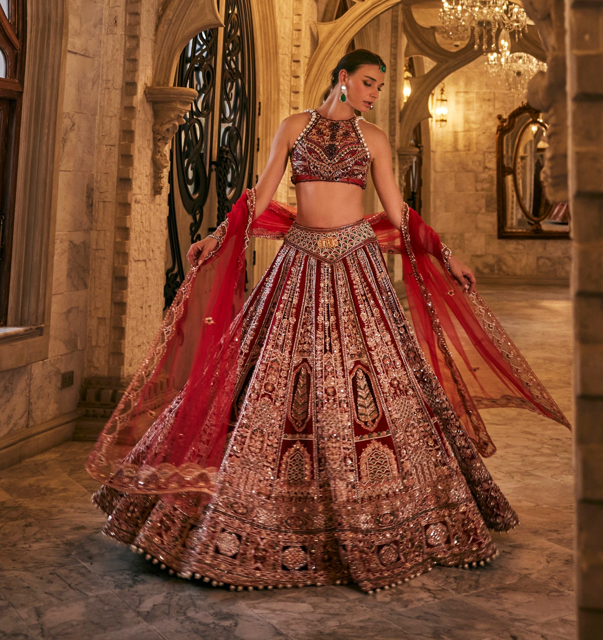 Siam-e-Shaahi Lehenga Set