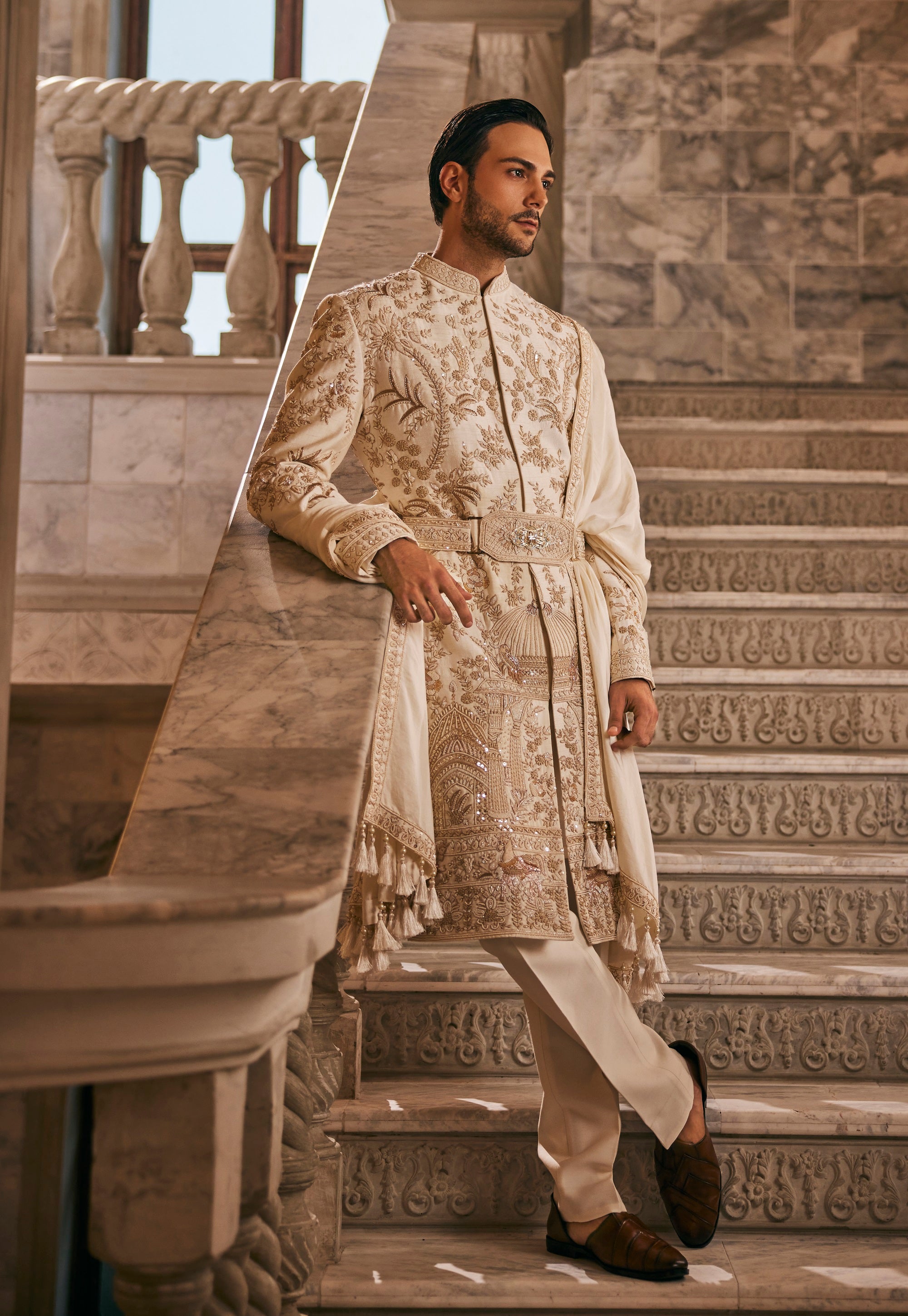 The Kingdom Thread Sherwani Set