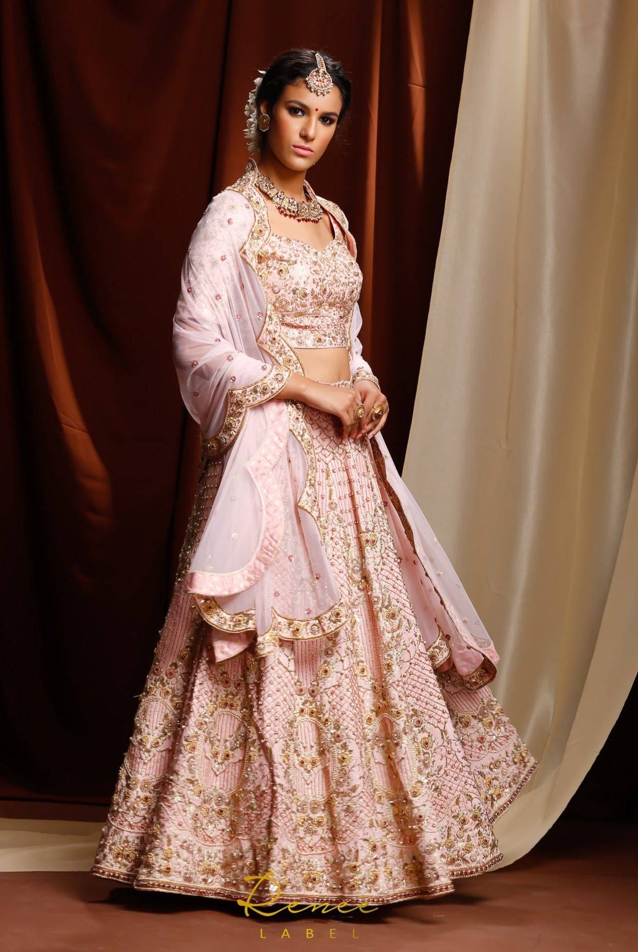 The Kiana Pink Bridal Lehenga Set - bridal lehenga Australia
