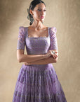 Viola Lilac Lehenga Set - lehenga USA