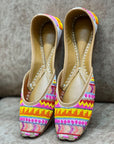 Multicolor Embroidered Juttis - indian jutti